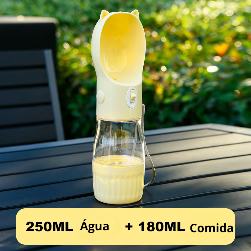 Garrafa Portátil 2 em 1 (Água e Comida)