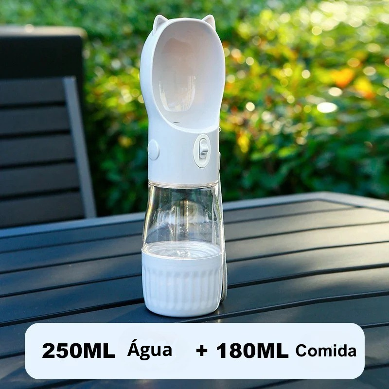 Garrafa Portátil 2 em 1 (Água e Comida)