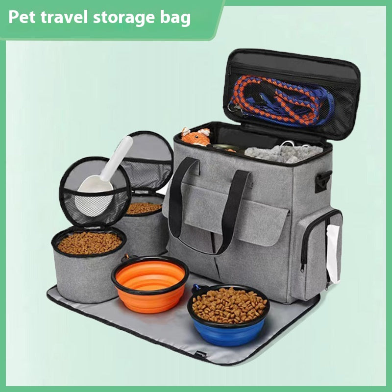 Kit bolsa de viagem para animais de estimação